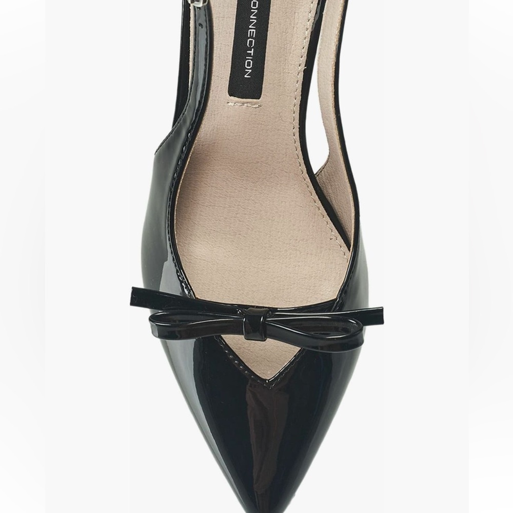 French Connection Quinny Slingback Kitten Heel - Size 6 - SOLD OUT ONLINE - Picture 2 of 9